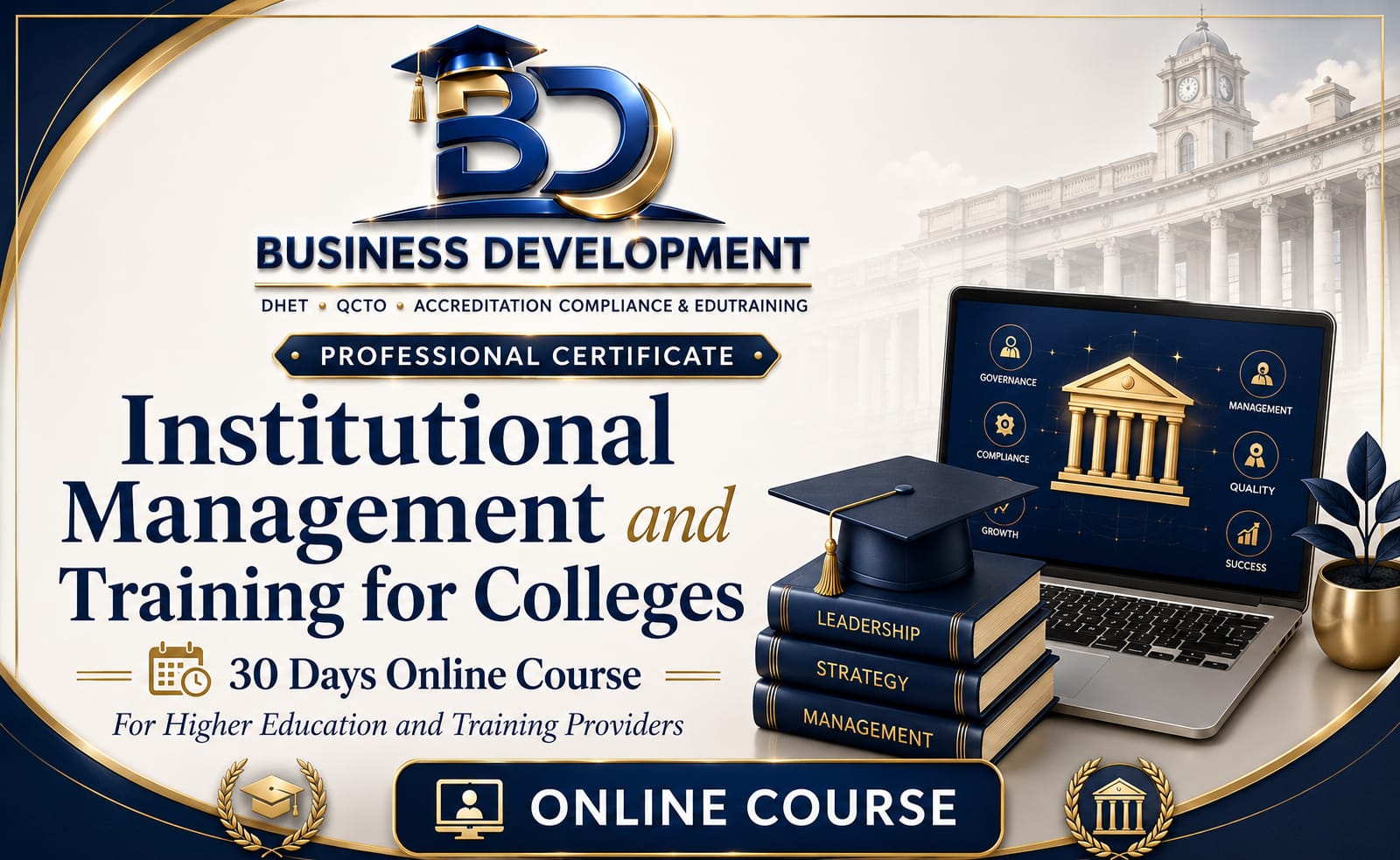 Professional Certificate: Institutional Management and Training For Colleges