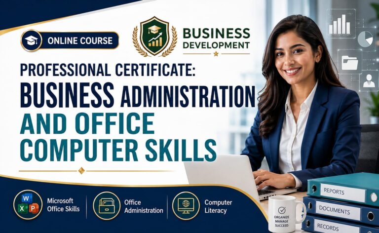 Professional Certificate: Business Administration and Office Computer Skills