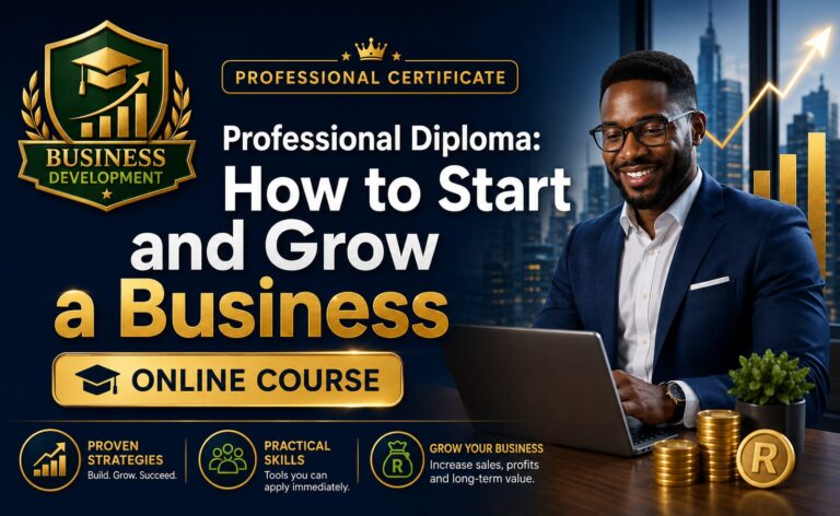 Professional Certificate: How to Start and Manage a Business