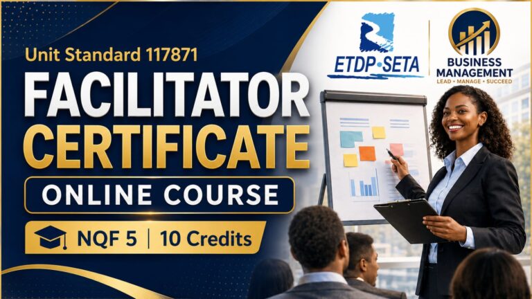 ETDP Certificate: Facilitator